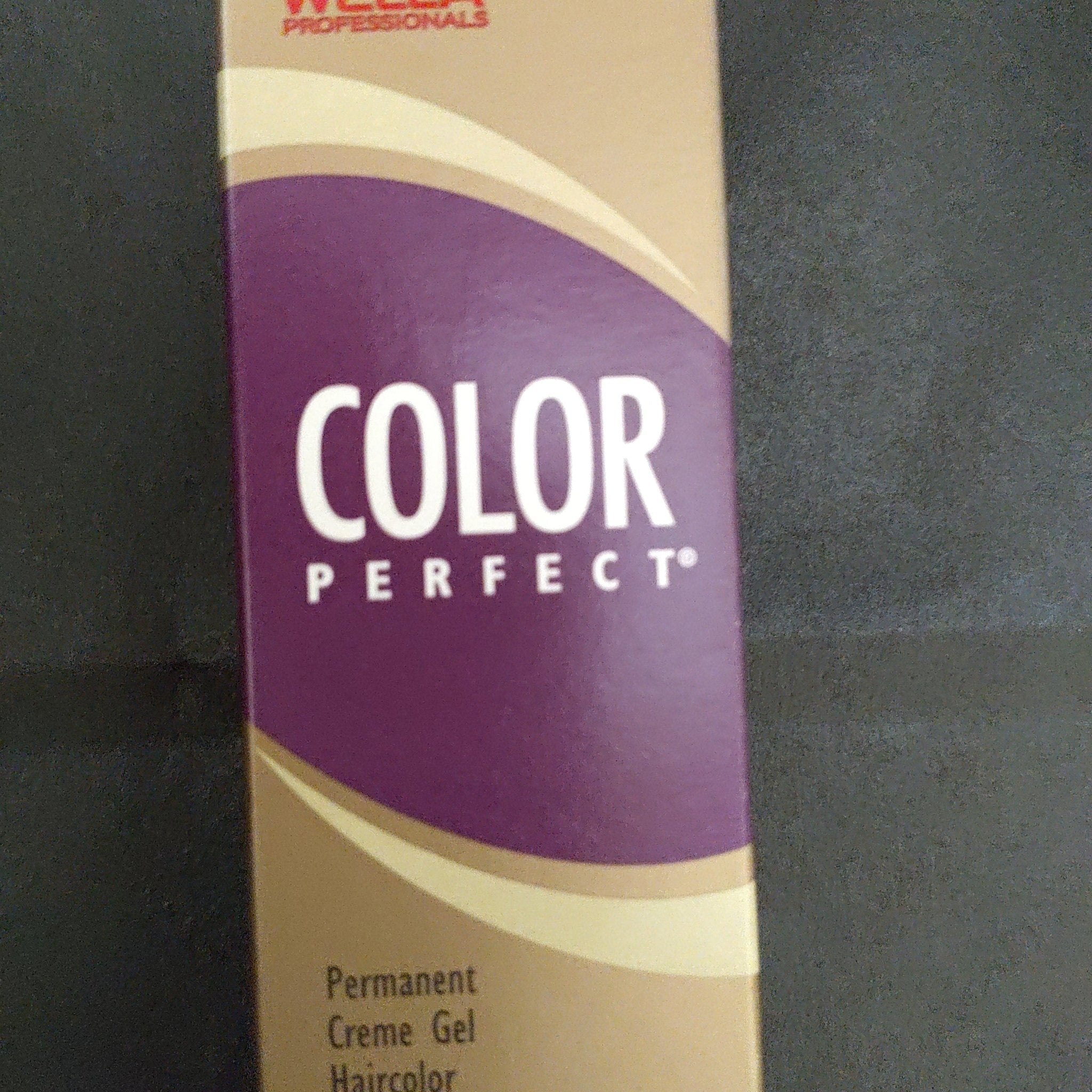 Wella Color Perfect Permanent Creme Gel 5G Light Golden Brown Hair Color