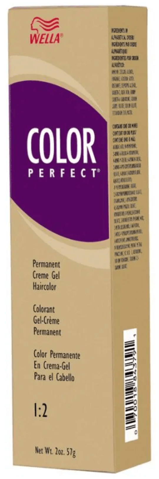 Wella Color Perfect Permanent Creme Gel Haircolor - 6N Dark Blonde by Wella for Unisex