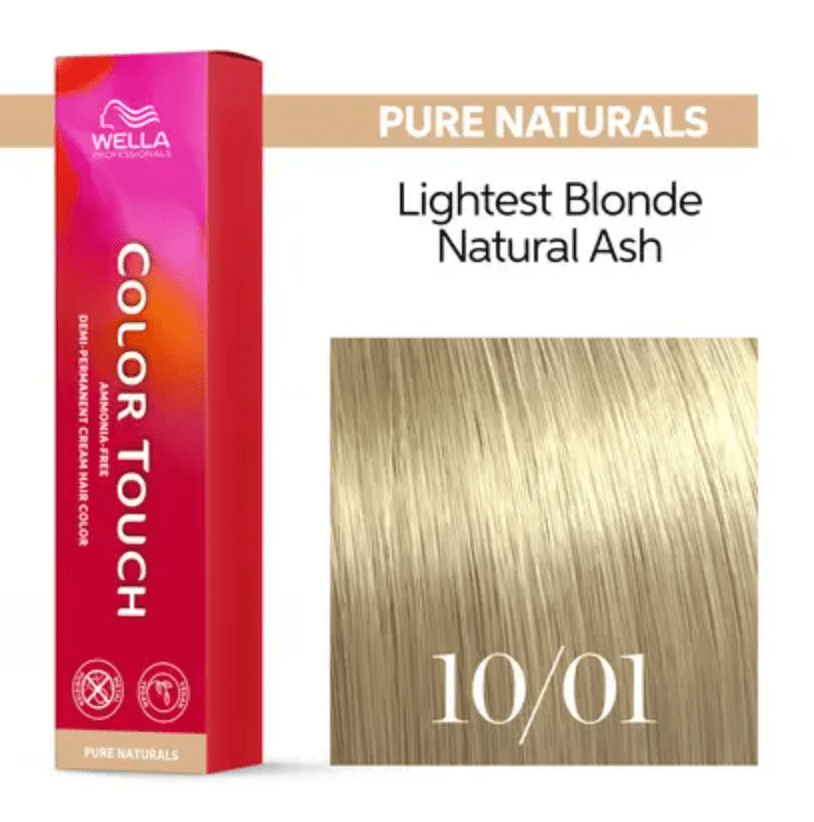 Wella Color Touch 10/01 Lightest Blonde Natural Ash 2 oz