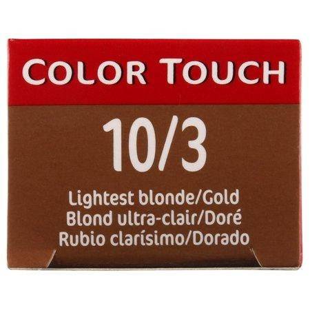 Wella Color Touch 10/3 Lightest Blonde Gold 2 oz
