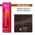 Wella Color Touch 4/77 Medium Brown Intense Brown 2 oz