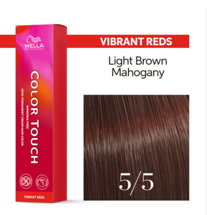 Wella Color Touch 5/5 Light Brown Red Violet 2 oz