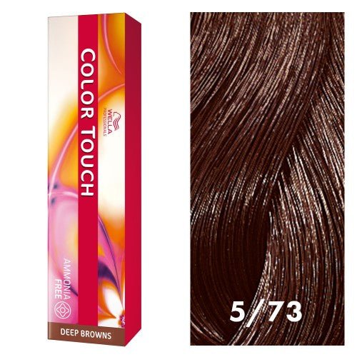 Wella Color Touch 5/73 Light Brown Brown Gold Demi-Permanent, 2 oz