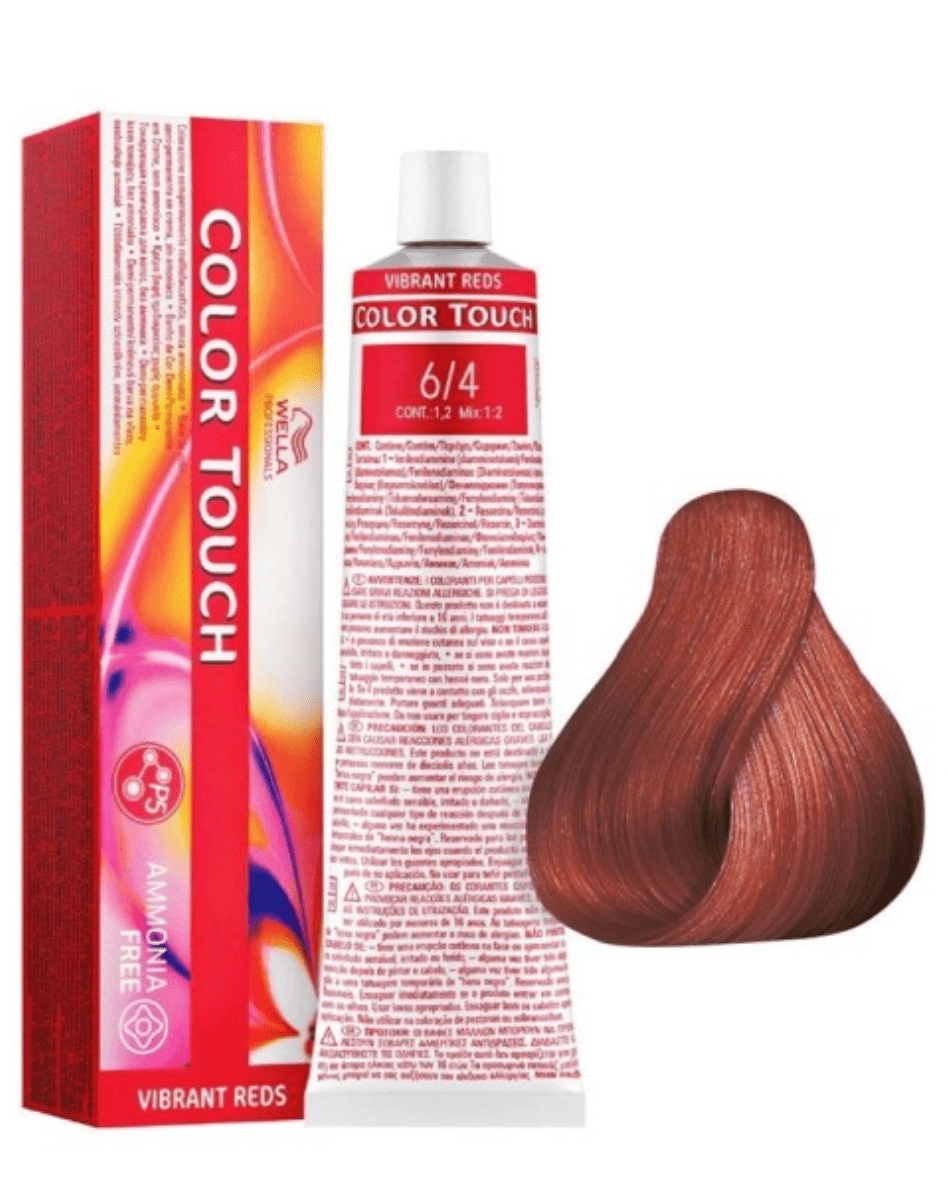 Wella Color Touch 6/4 Dark Blonde/Red Hair Color 2 oz