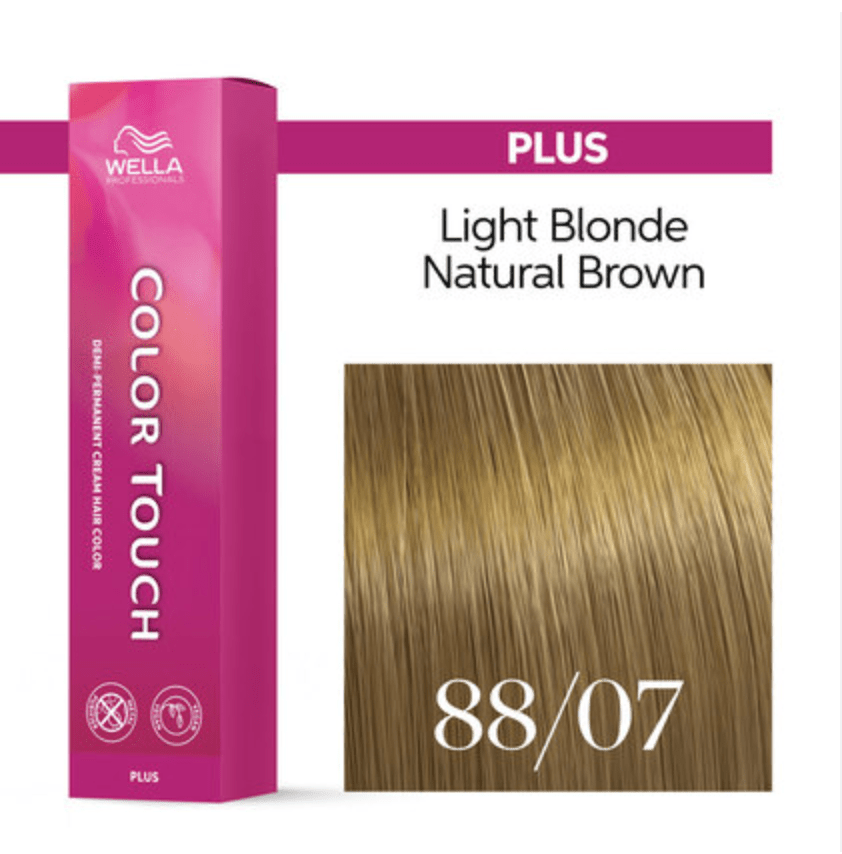 Wella Color Touch Plus Haircolor - 88/07 Intense Light Blonde/Natural Brown