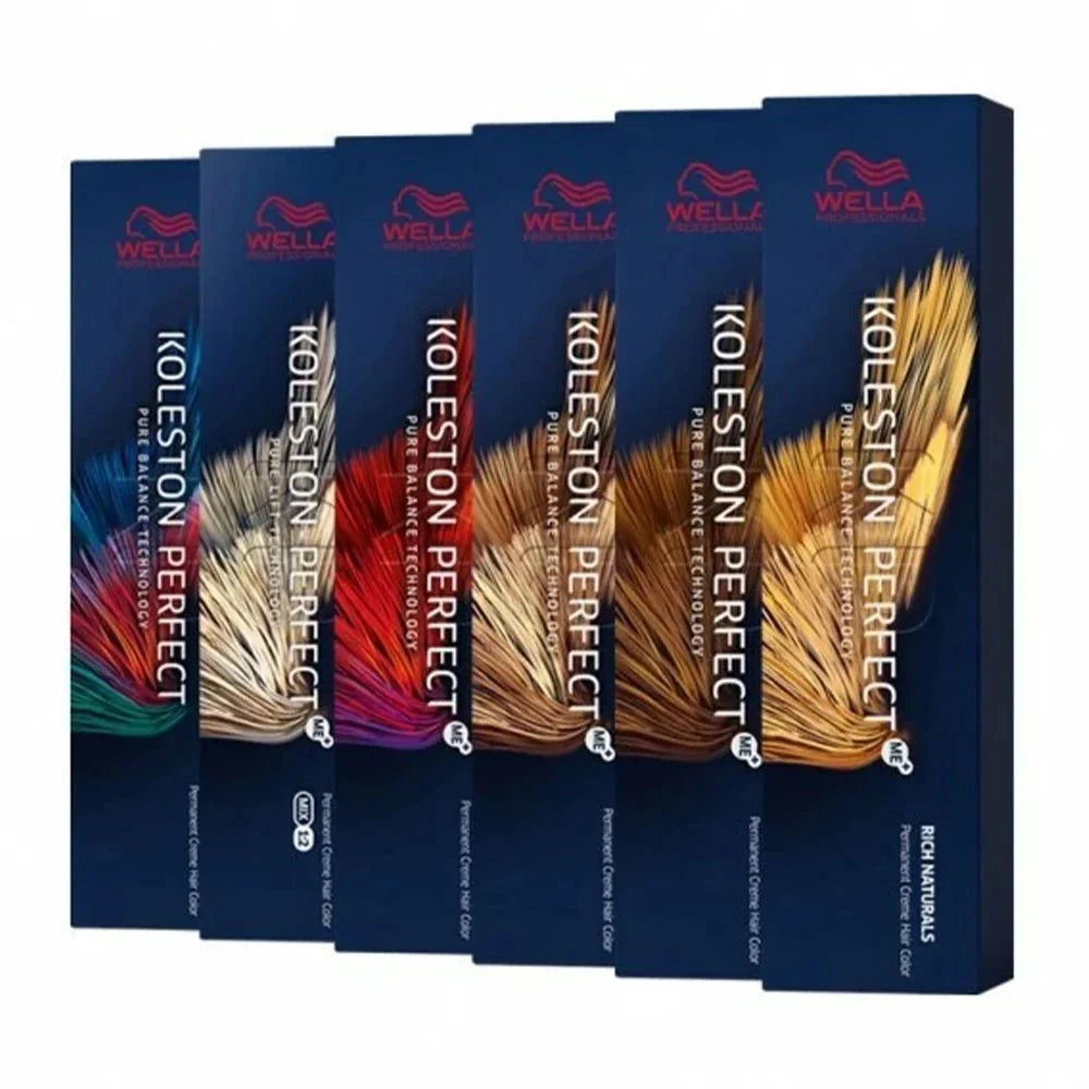 Wella Koleston Perfect Permanent Hair Color 7/43 Medium Blonde Red Gold, 2 oz