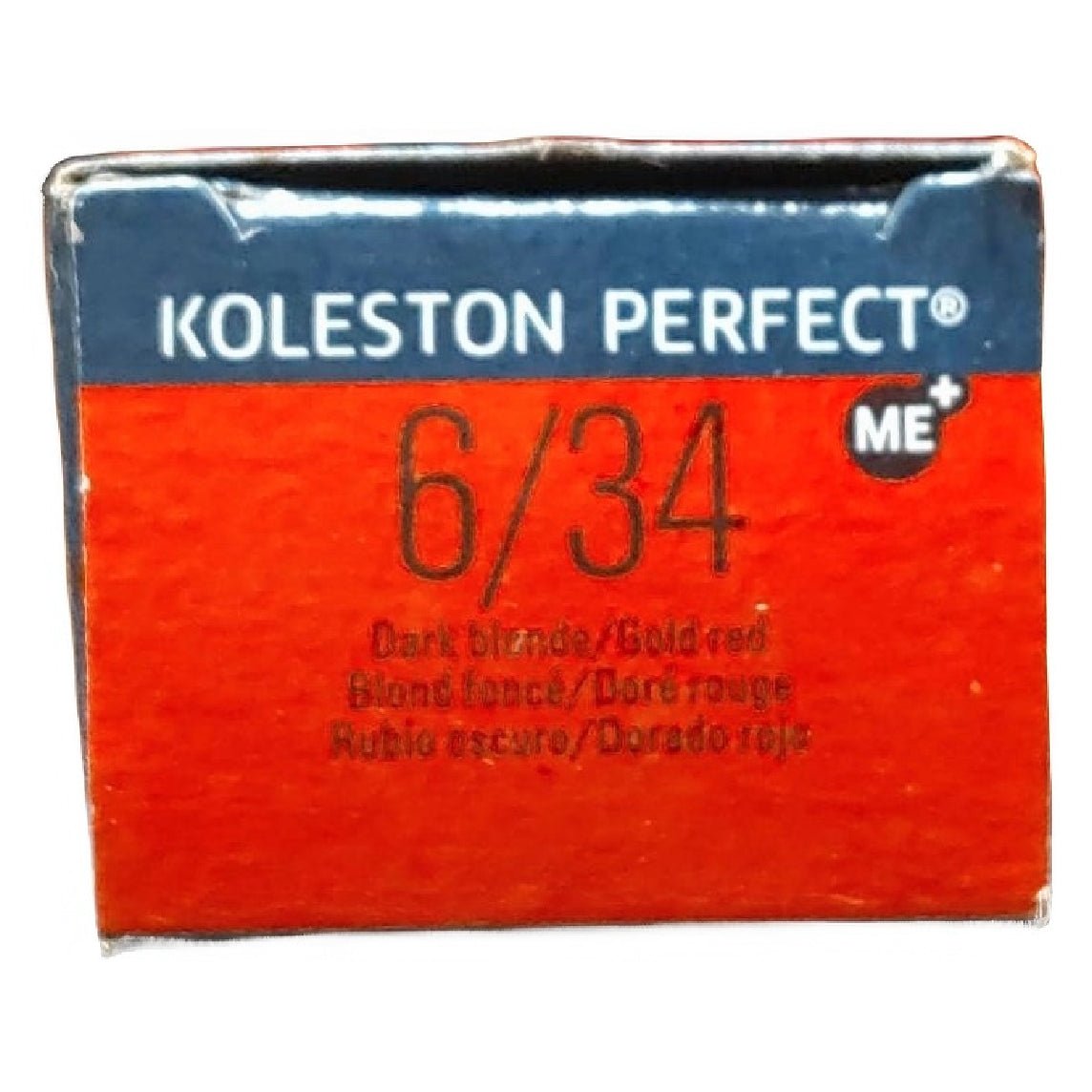 Wella Koleston Perfect Hair Color 6/34 Dark Blonde Gold Red