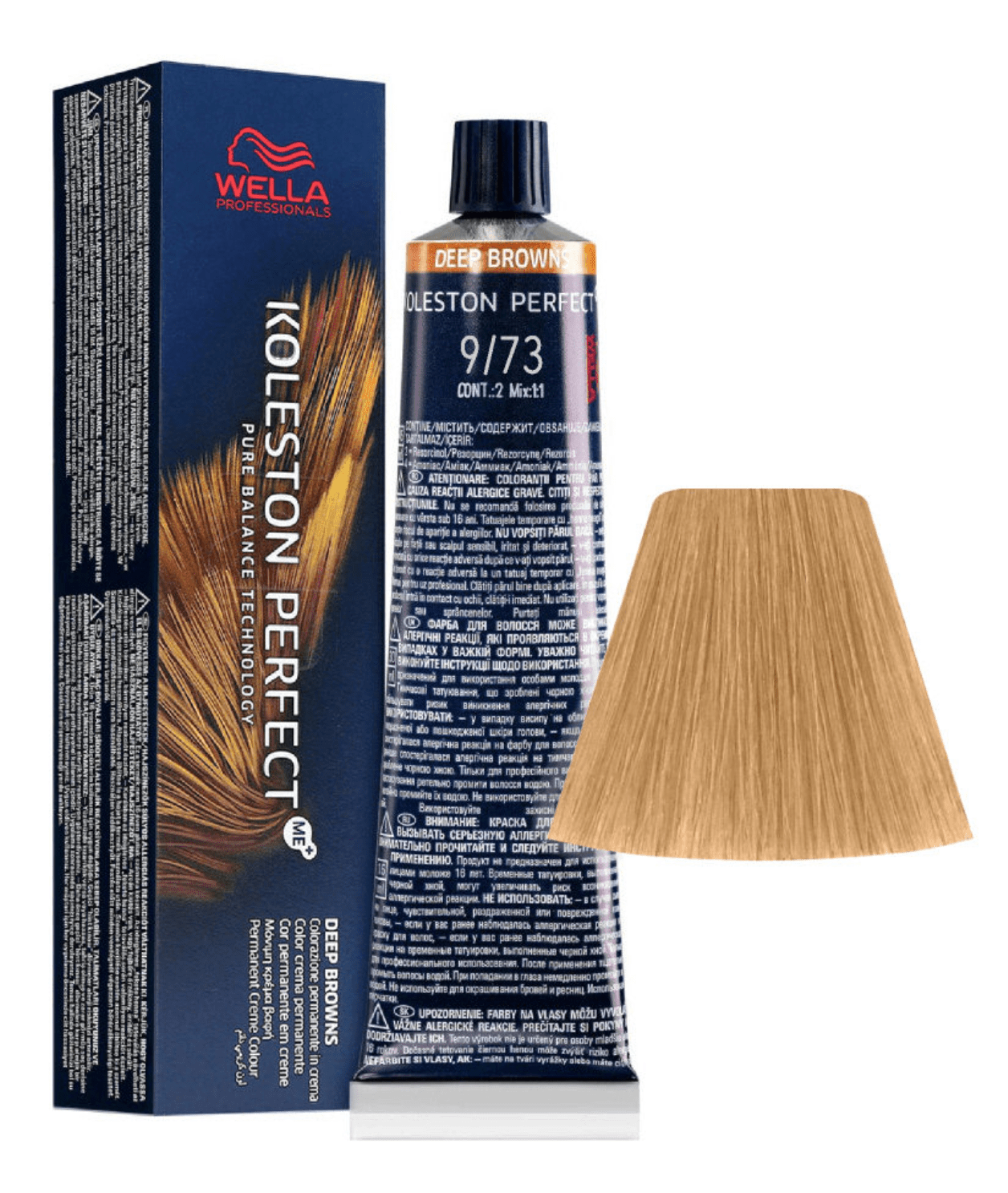 Wella Koleston Perfect Me+ Permanent Creme Hair Color - Deep Browns 2 oz 9/73