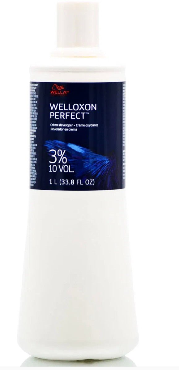 Wella Koleston Perfect Me+ Permanent Hair Color Cream or Welloxon Developer 3% 10 Vol, 33.8 oz