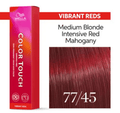 Wella Touch Multidimensional Demi-Permanent Hair Color, 77/45 Medium Blonde Intense/Red-Violet