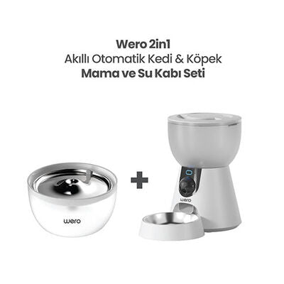 Wero 2-in-1 Smart Pet Feeder & Waterer with HD Camera 4L