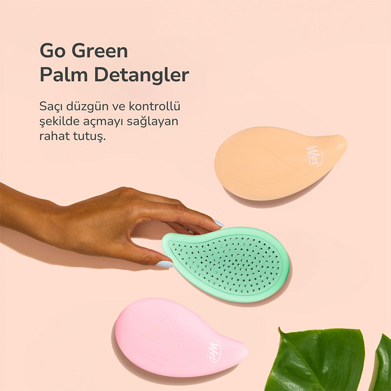 Wet Brush Go Green Palm Detangler Coconut Oily Hair Brush