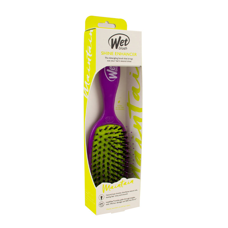 Wet Brush Shine Enhancer Purple Hair Brush for Natural Shine