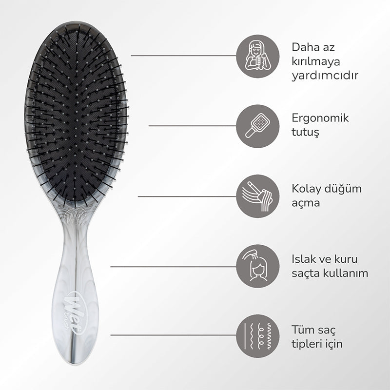 Wet Brush Original Detangler Detangling Hair Brush Watercolor Black
