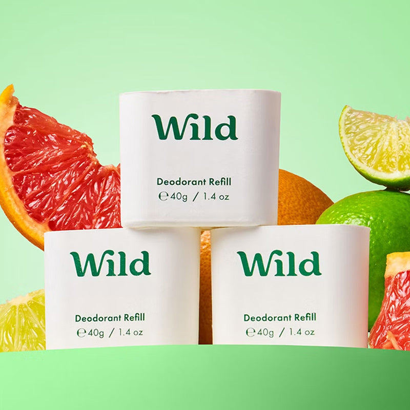 Wild Pink Grapefruit & Lime Refill Natural Deodorant 40g