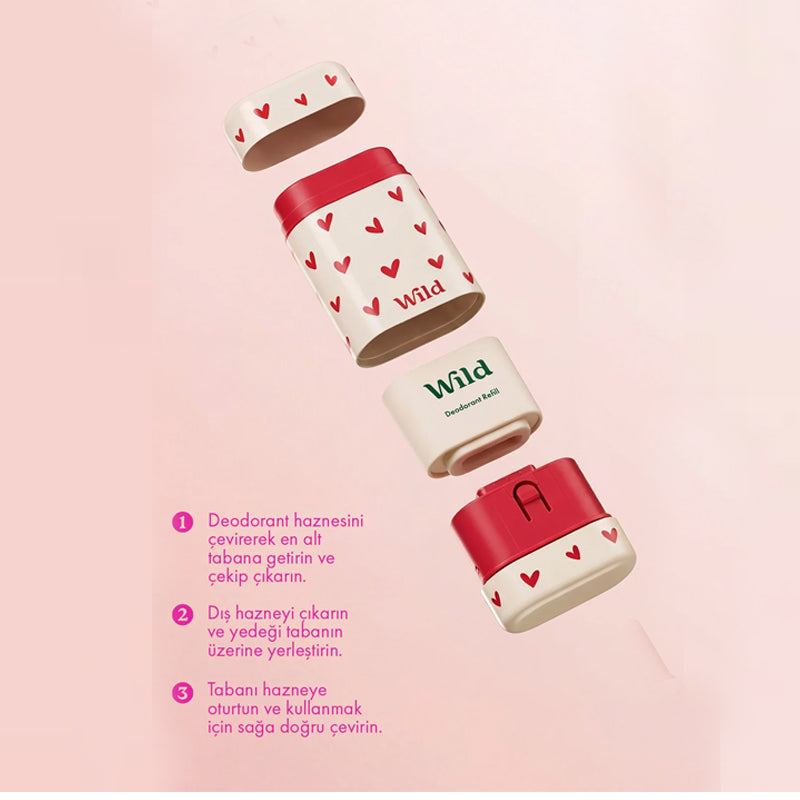 Wild Pink Grapefruit & Lime Refill Natural Deodorant 40g