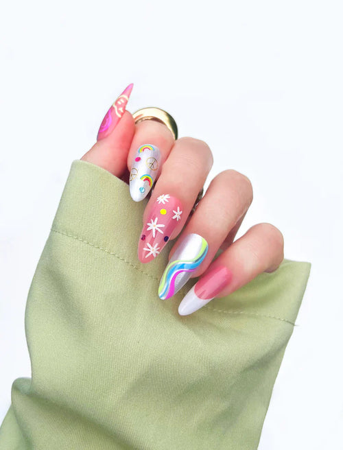 "Stay Groovy" Deco Beauty Nail Art Stickers