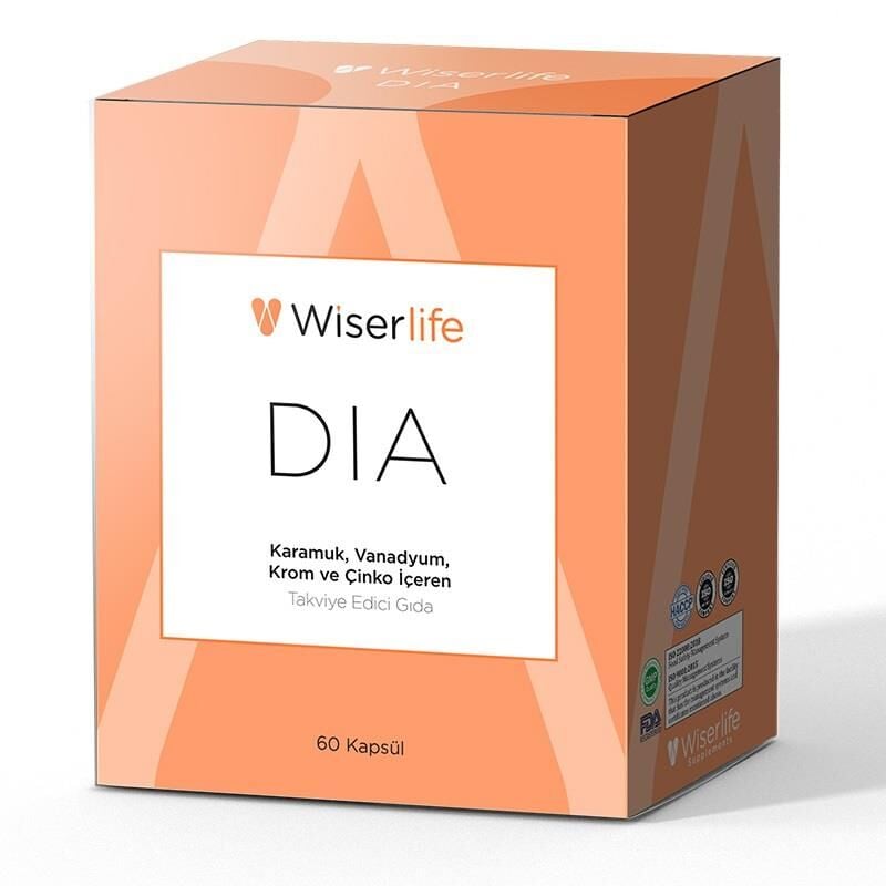 Wiserlife Dia Mineral & Berberis Supplement 60 Capsules