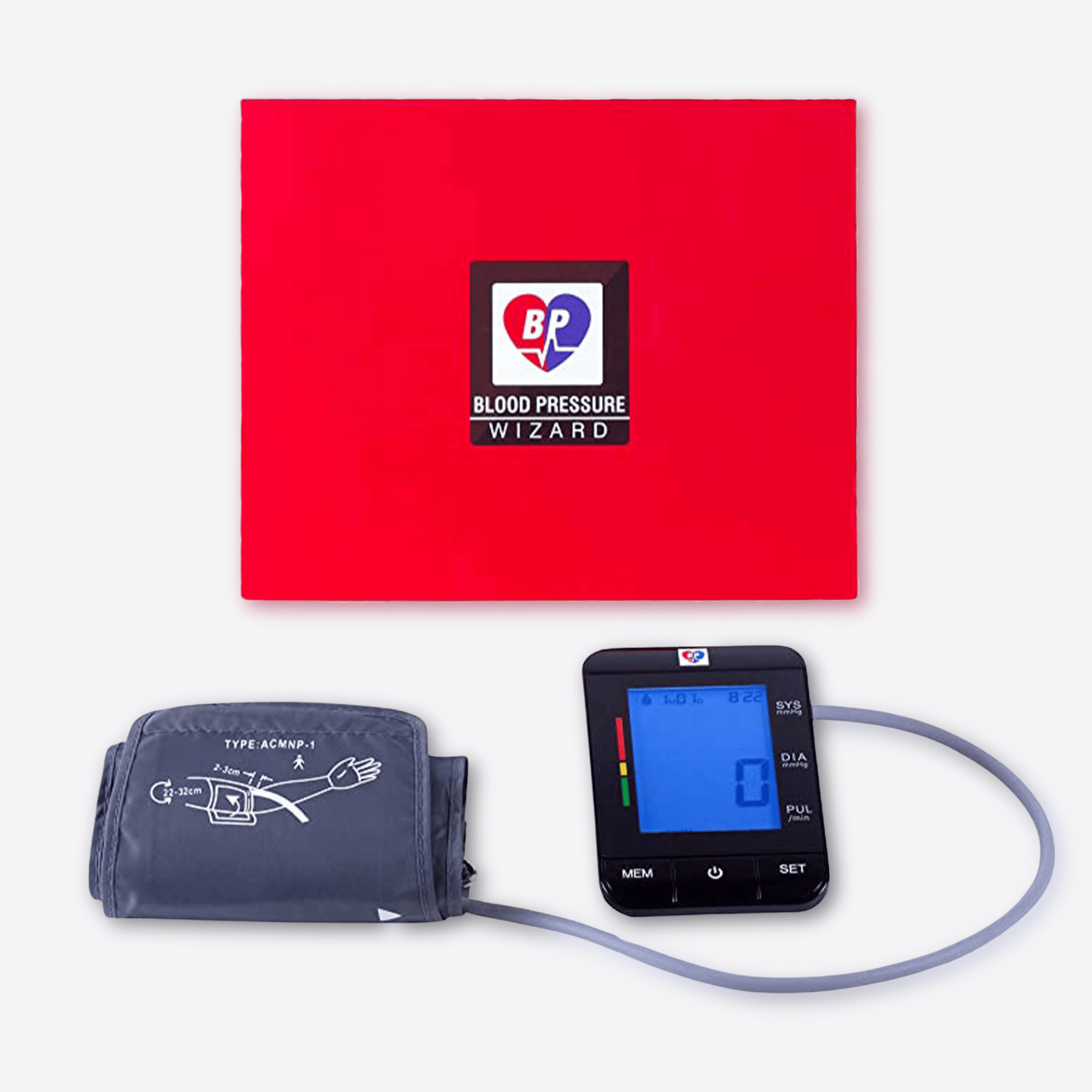 Blood Pressure Monitor Regular & XL Cuffs by Wizard Research