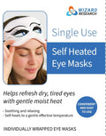 Steam Eye Masks Single Use - 10 Pack by Wizard Research