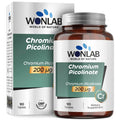 Wonlab Chromium Picolinate 200 mcg Dietary Supplement 90 Tablets