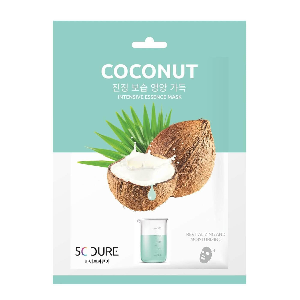 5C Coconut Ampoule Sheet Mask Hydrating & Softening 25 ml