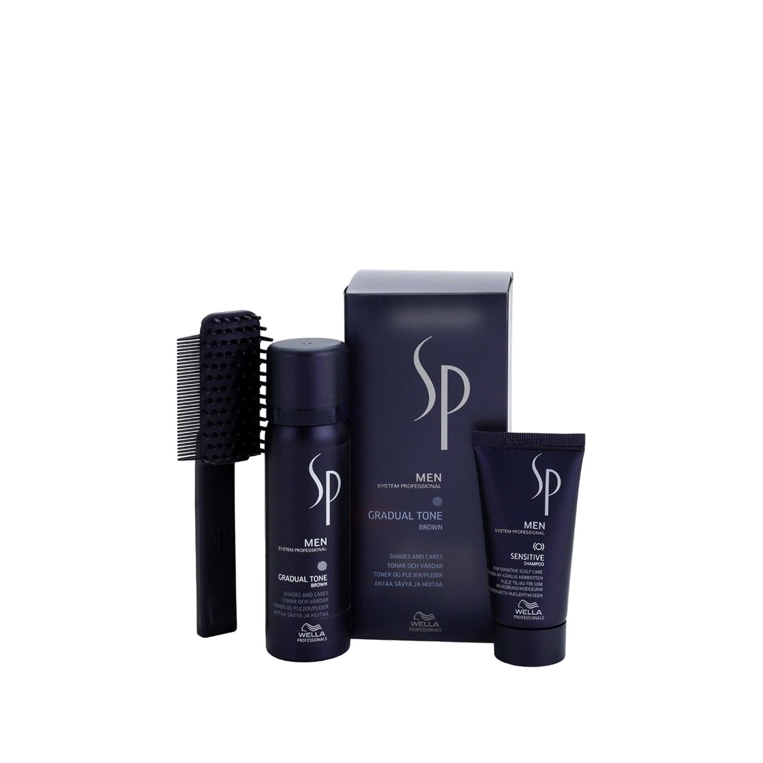 Wella Wella Sp Men Pigment Mousse Kahverengi 60 ml - Easy to Apply Brown Hair Color Mousse for Men