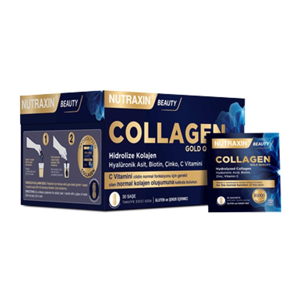 Nutraxin Collagen Supplement Powder with Vitamins & Minerals - 30 Sachets