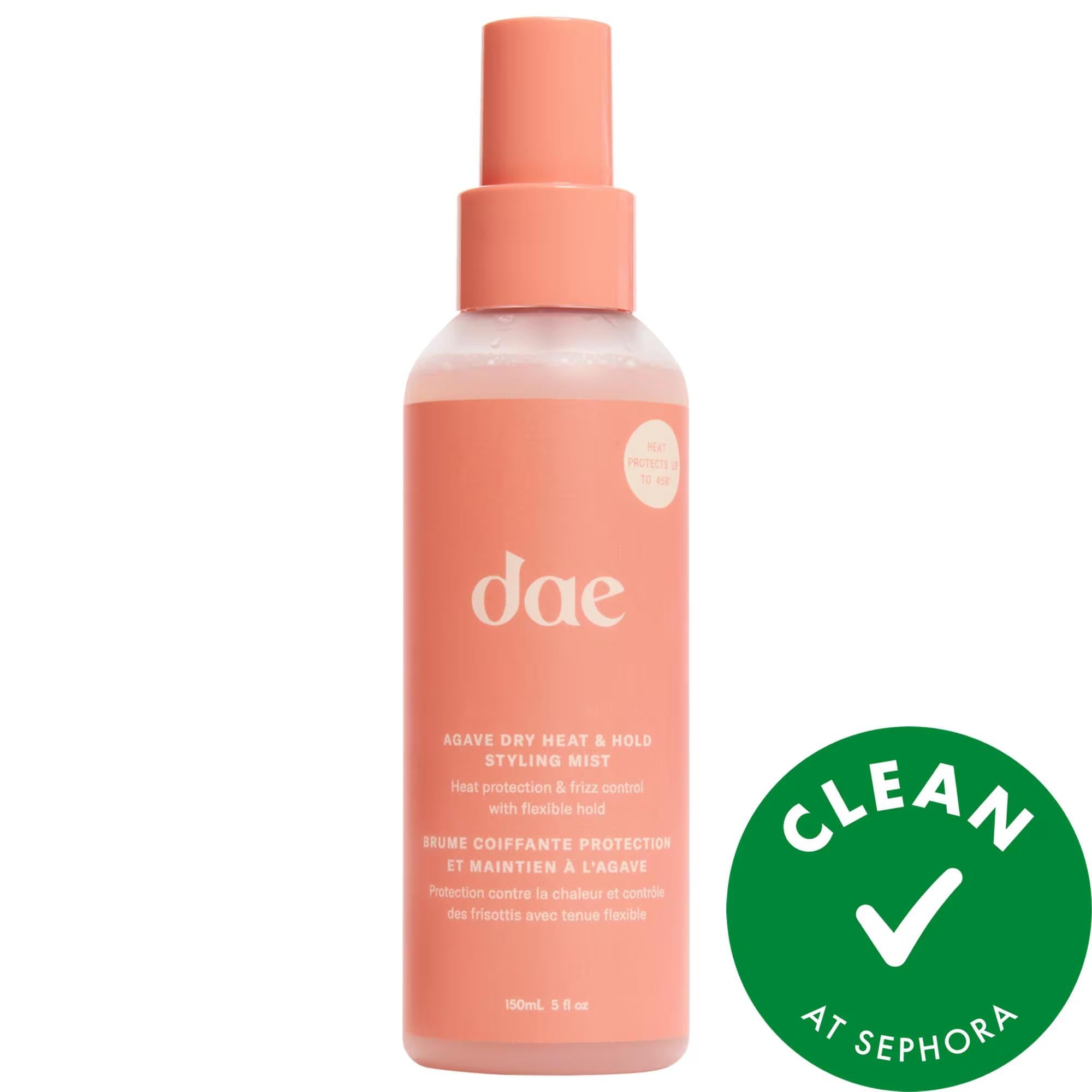Agave Dry Heat Protection & Hold Styling Mist - Vegan Hair Care for Frizz Control & Shine