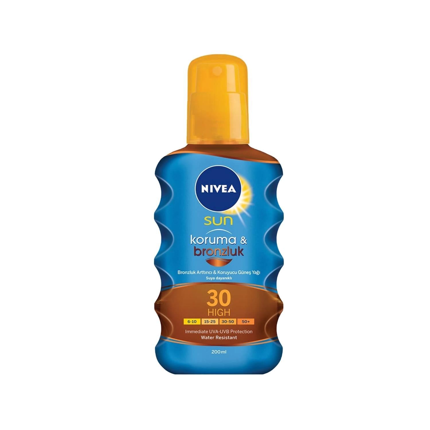 Nivea Sunscreen Spray SPF30 - Sun Protection & Tanning Benefits in Convenient Spray Format