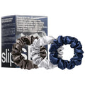 Slip Large Slipsilkª Scrunchies - Gentle Silk Hair Ties for No Crease & Anti-Breakage - 3 Pack