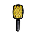 Janeke Curvy M Open-Back Chrome Yellow Hairbrush SP508A