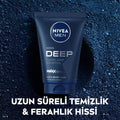 Nivea Men Deep Beard & Face Wash Gel Charcoal 100 ml