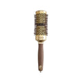 Olivia Garden Expert Blowout Curl Wavy Bristles Gold Brown Hair Brush 55mm - Professional Styling Tool for Wavy & Curly Hair
