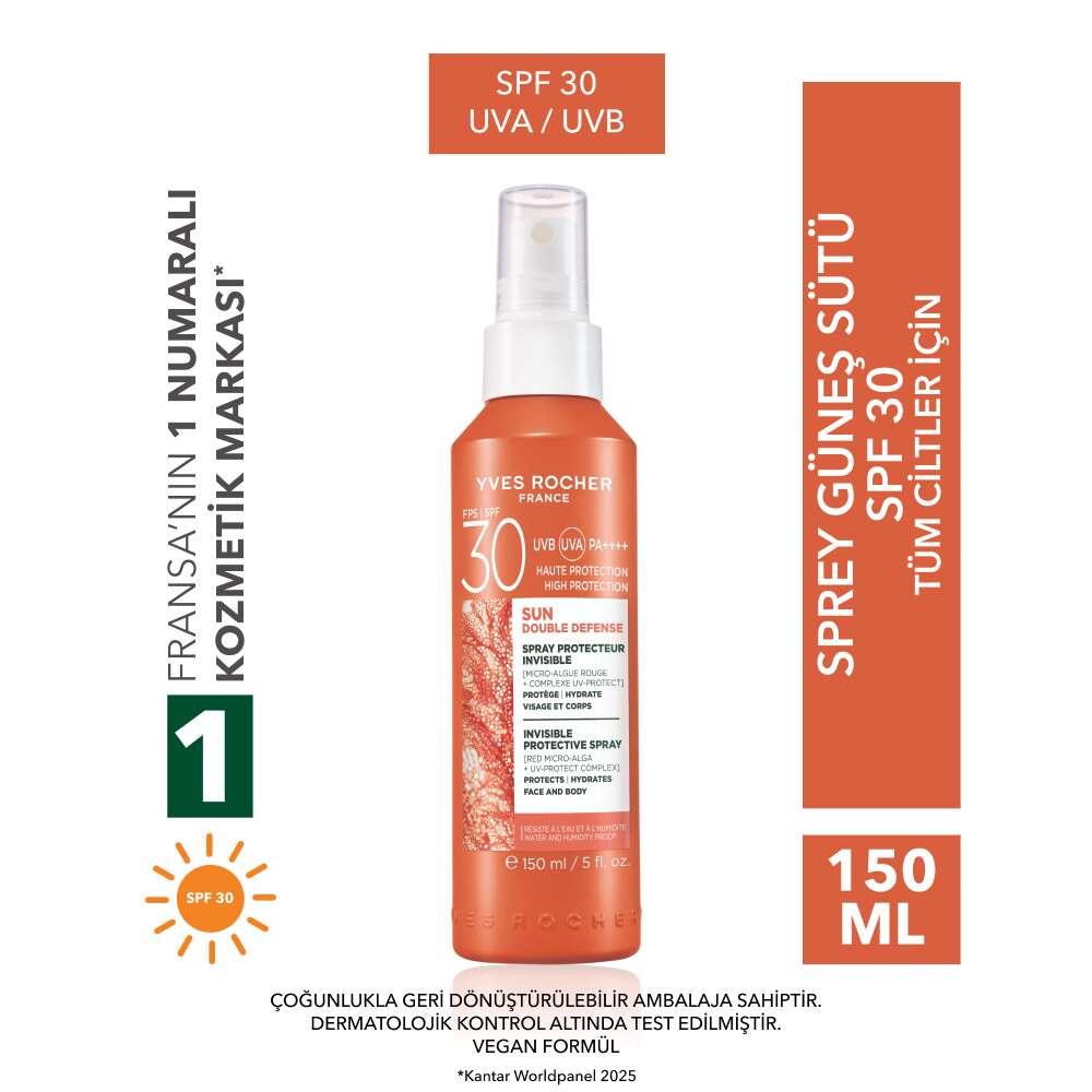 Sun Double Defense SPF 30 Face & Body Sun Spray Lightweight