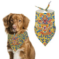 Yellow Qing Dynasty Dragon Pet Scarf