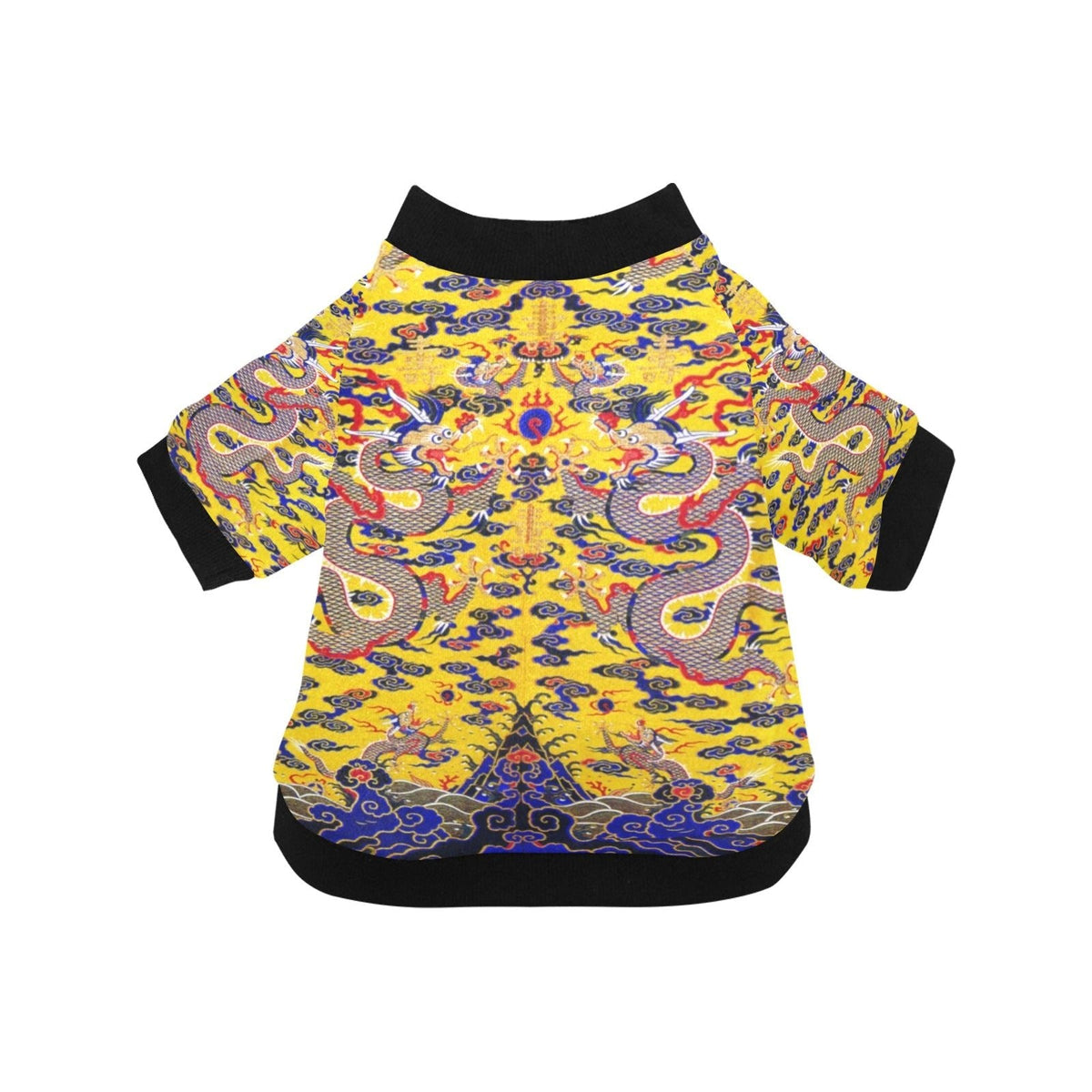 Yellow Imperial Dragon Round Neck Shirt