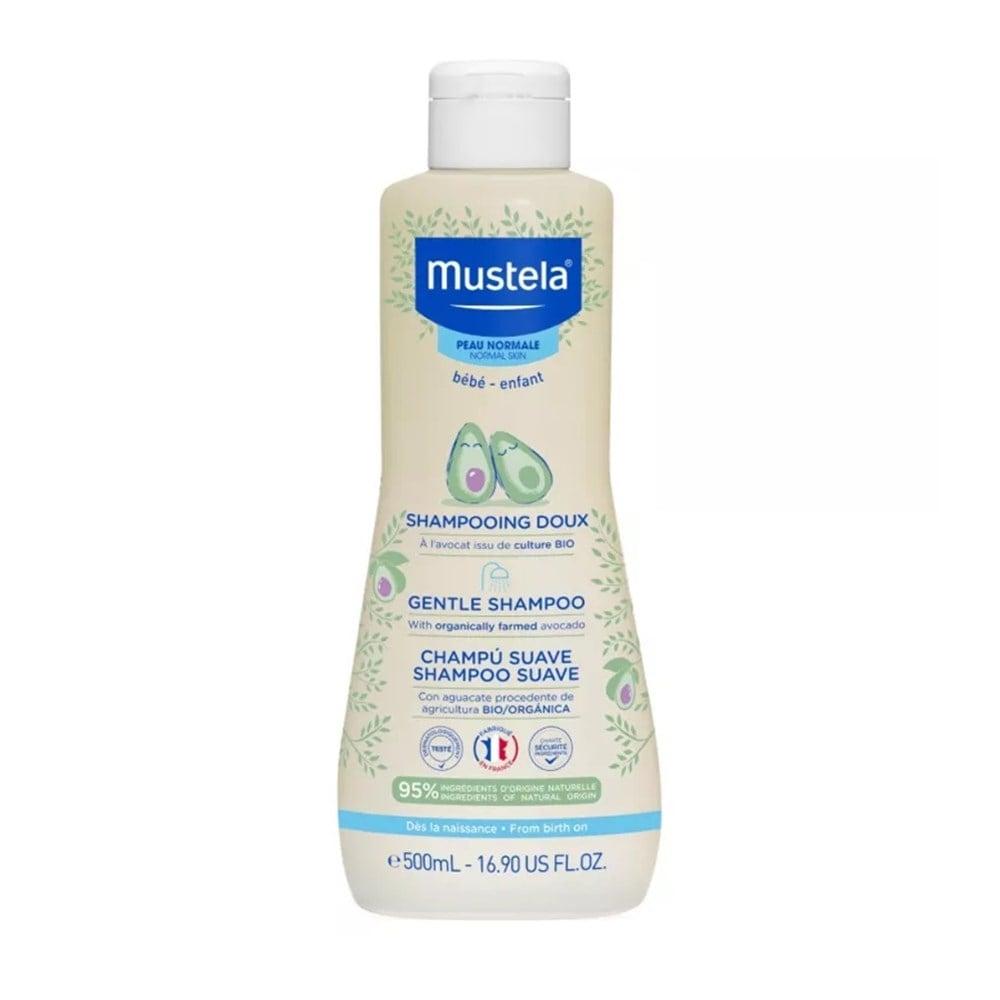 Mustela Gentle Baby Shampoo, Tear-Free, Hypoallergenic, Natural Ingredients - 500ml
