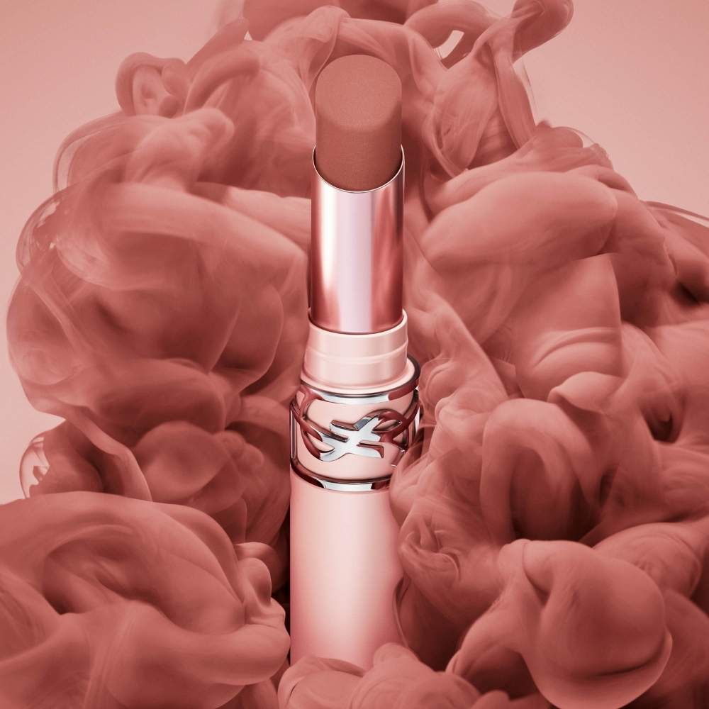 YSL Lovenude Lip Blusher 04 Red Handed Matte Lipstick