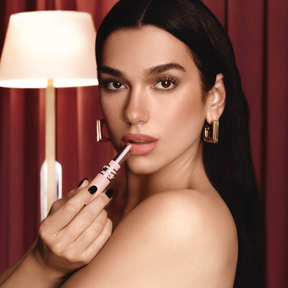 YSL Lovenude Lip Blusher 04 Red Handed Matte Lipstick