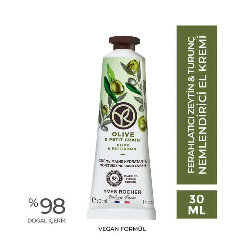 Yves Rocher Olive & Petitgrain Refreshing Hand Cream 30 ml