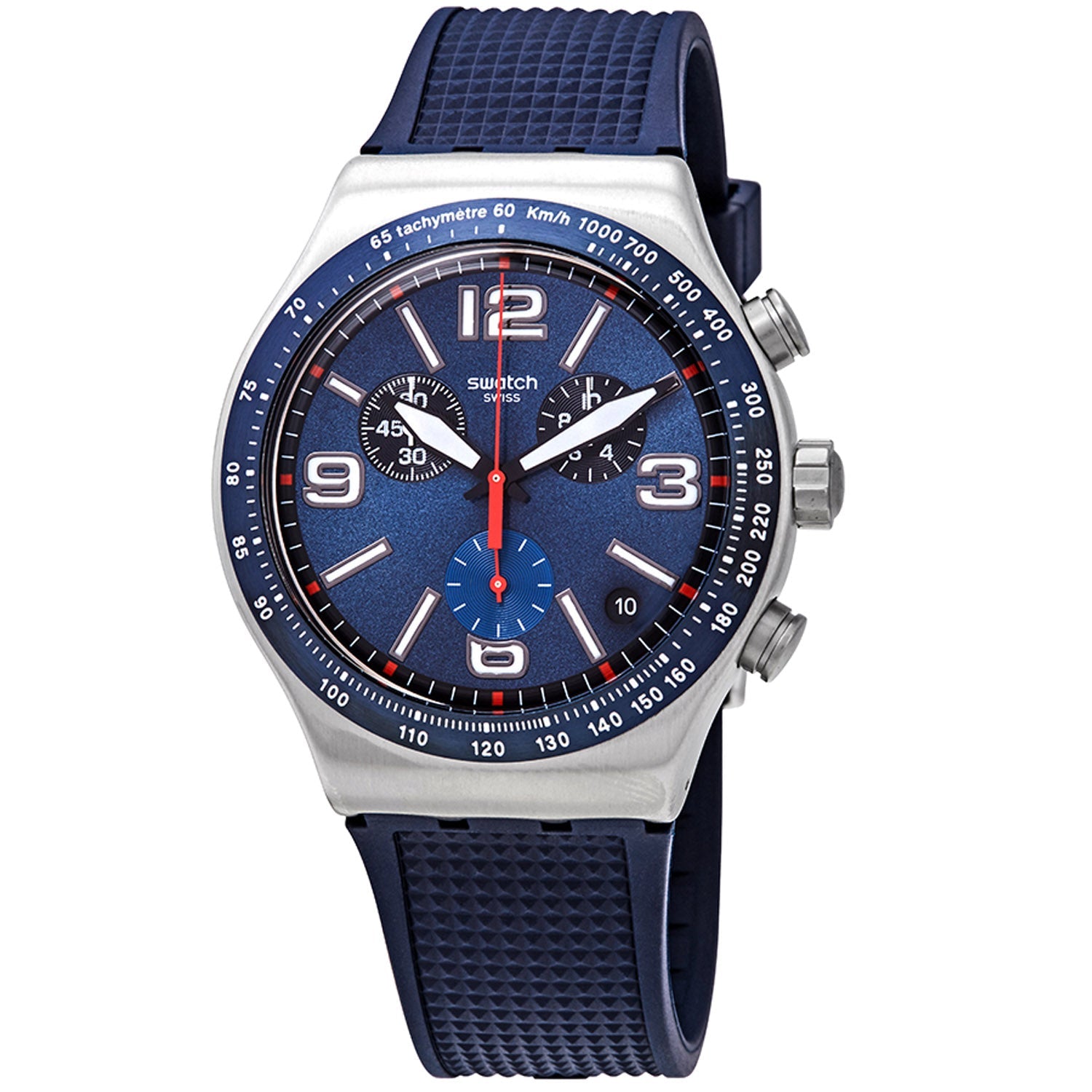 Swatch Men's Blue Grid