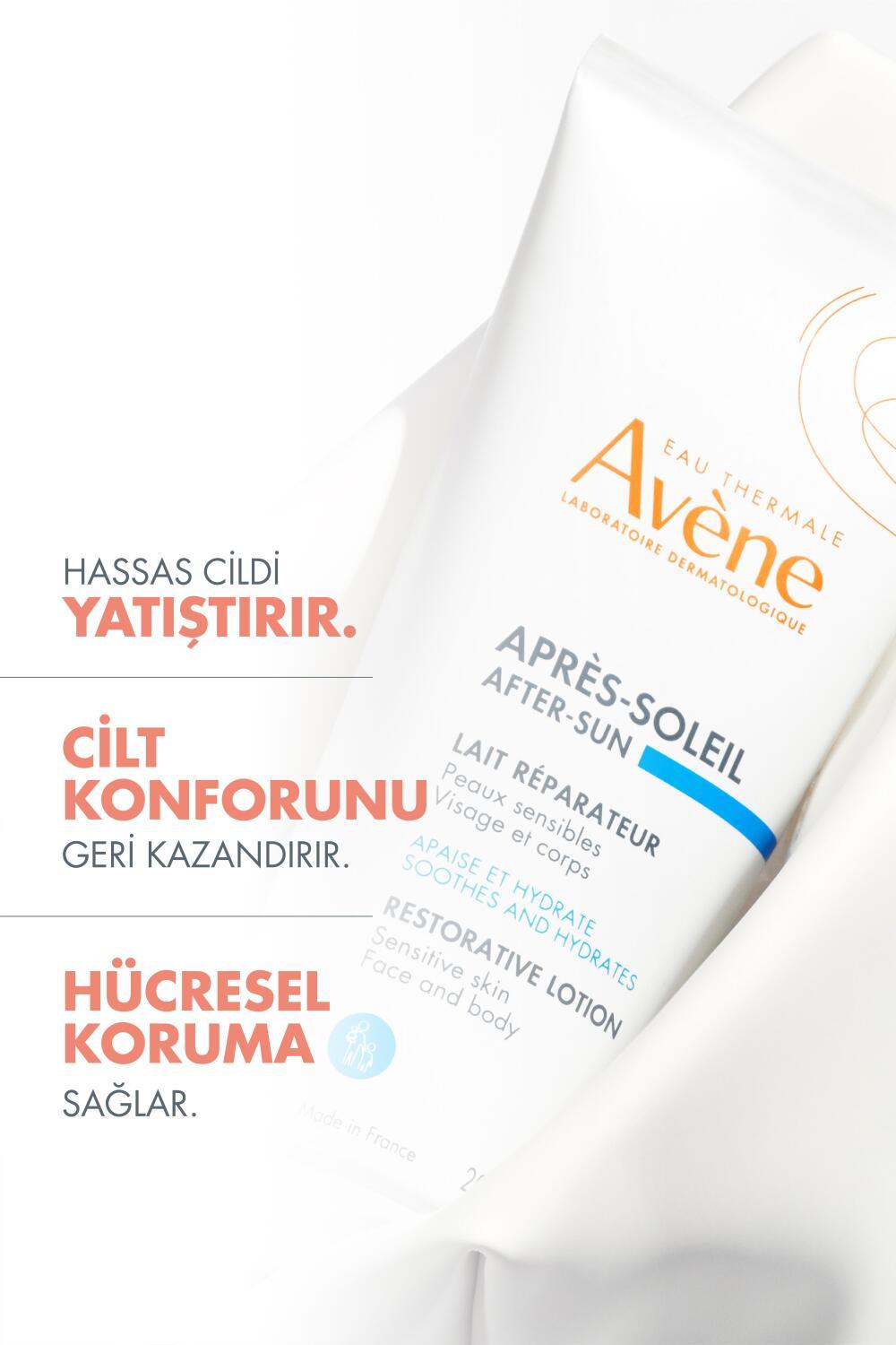 Avene After Sun Repair Moisturizing Lotion - Soothe and Hydrate Skin After Sun Exposure