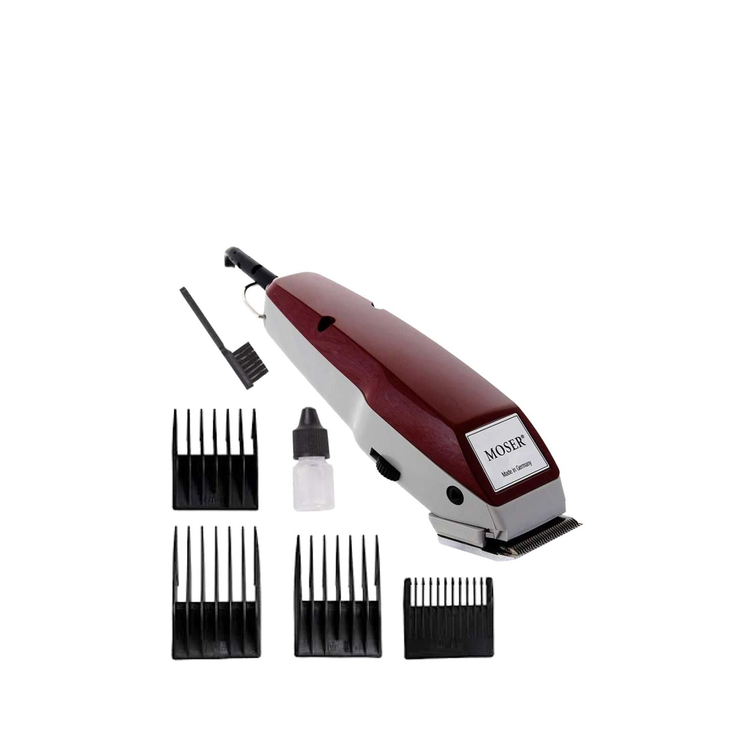 Moser Professional Hair Clipper 1400 Set - Efficient Cutting, Advanced Features, and Durable Quality for Barbers and Home Users