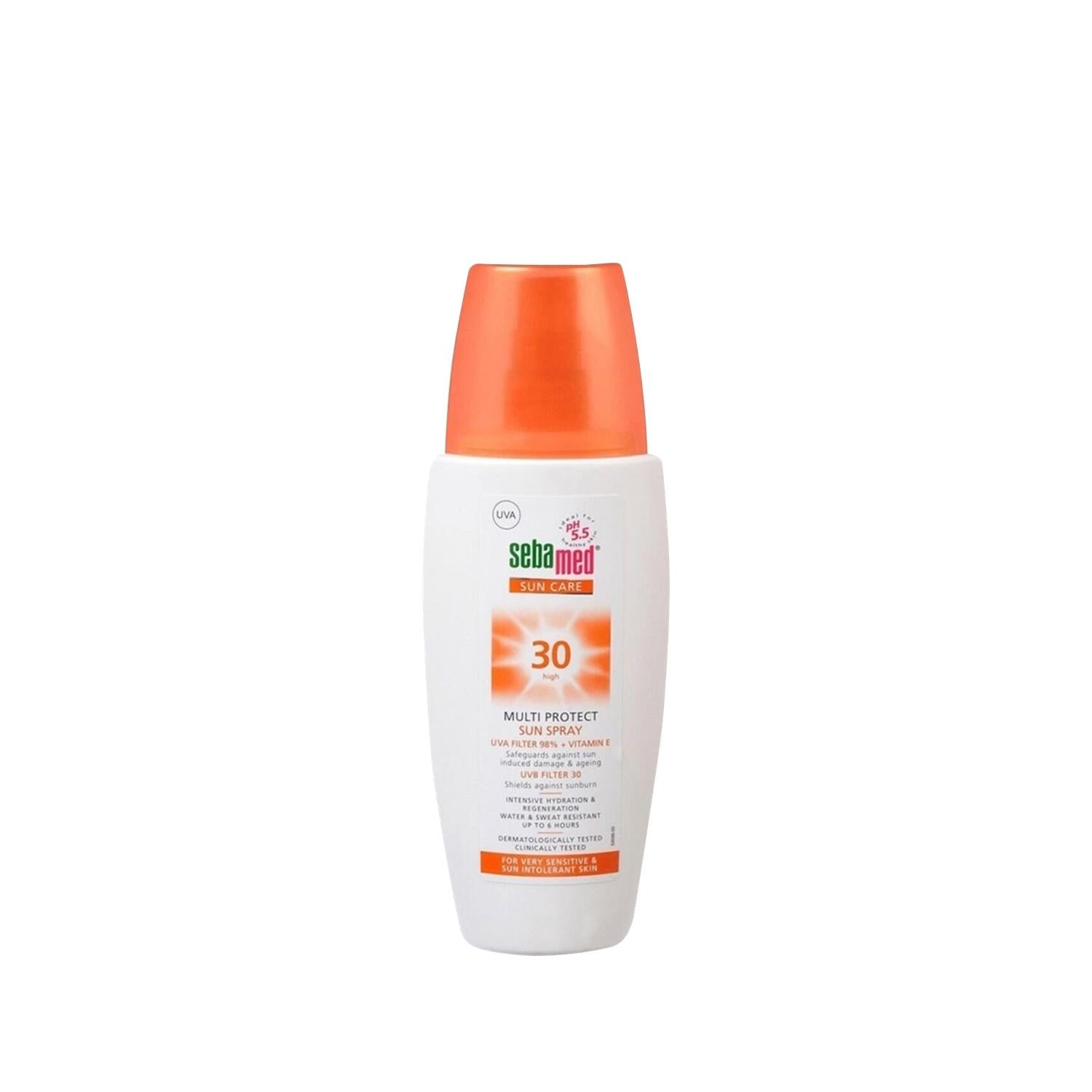 Sebamed Sunscreen Spray SPF 30 - Dermatologically Tested, Water-Resistant Sun Protection for Sensitive Skin - 5.07 fl oz