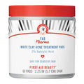 FAB Pharma White Clay Acne Treatment Pads 2% Salicylic Acid - Vegan, Cruelty-Free & Gluten-Free Skincare