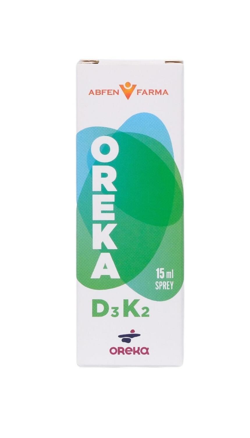 Oreka Vitamin D3K2 Spray 15ml - Boost Bone Health & Cardiovascular Wellness