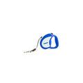 Zampa Galera Retractable Tape Dog Leash 5m M White-Blue