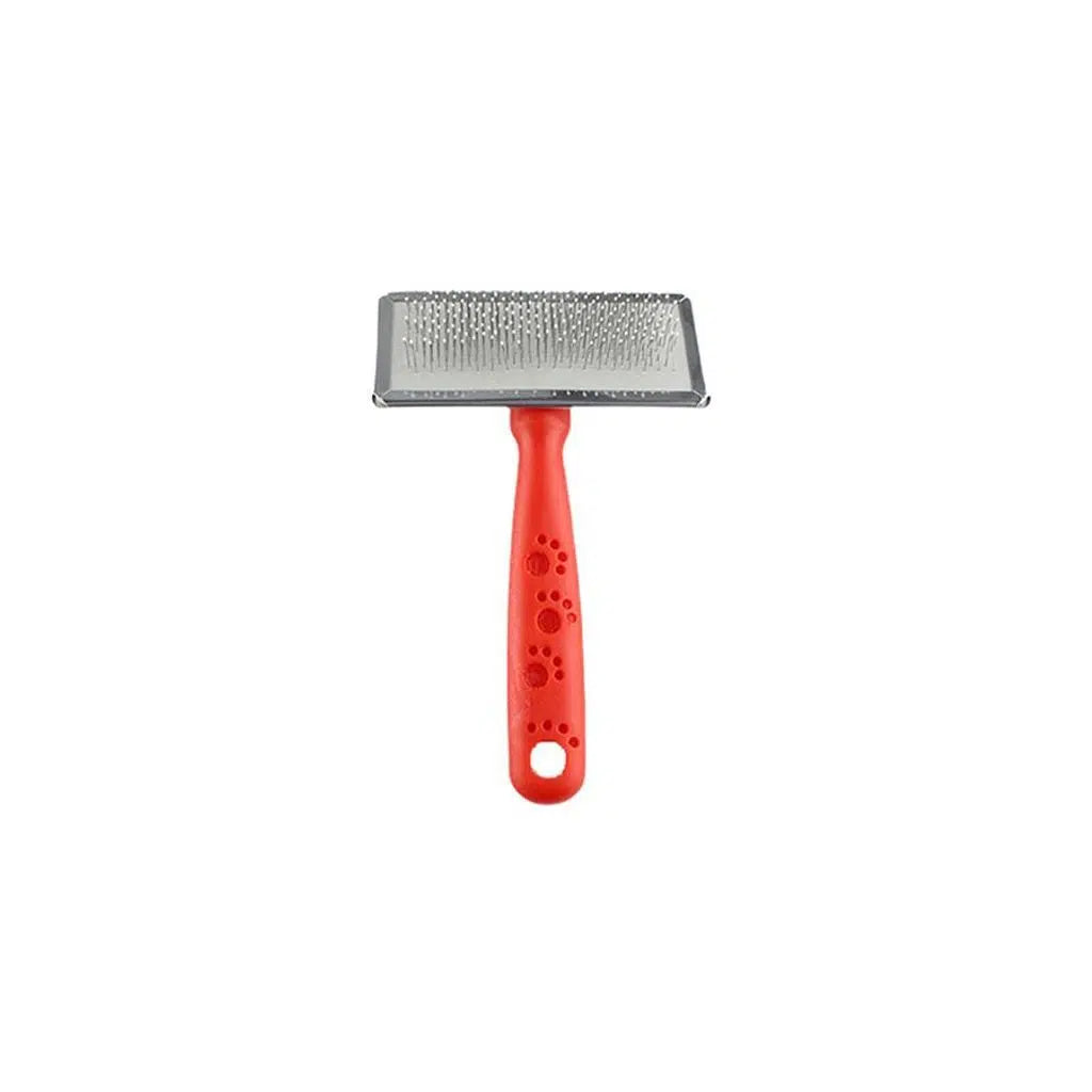 Zampa Silicone Tip Pet Grooming Brush for Cats & Dogs 14x9cm