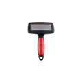 Zampa Silicone Tip Pet Grooming Brush for Cats & Dogs Red 14x9cm